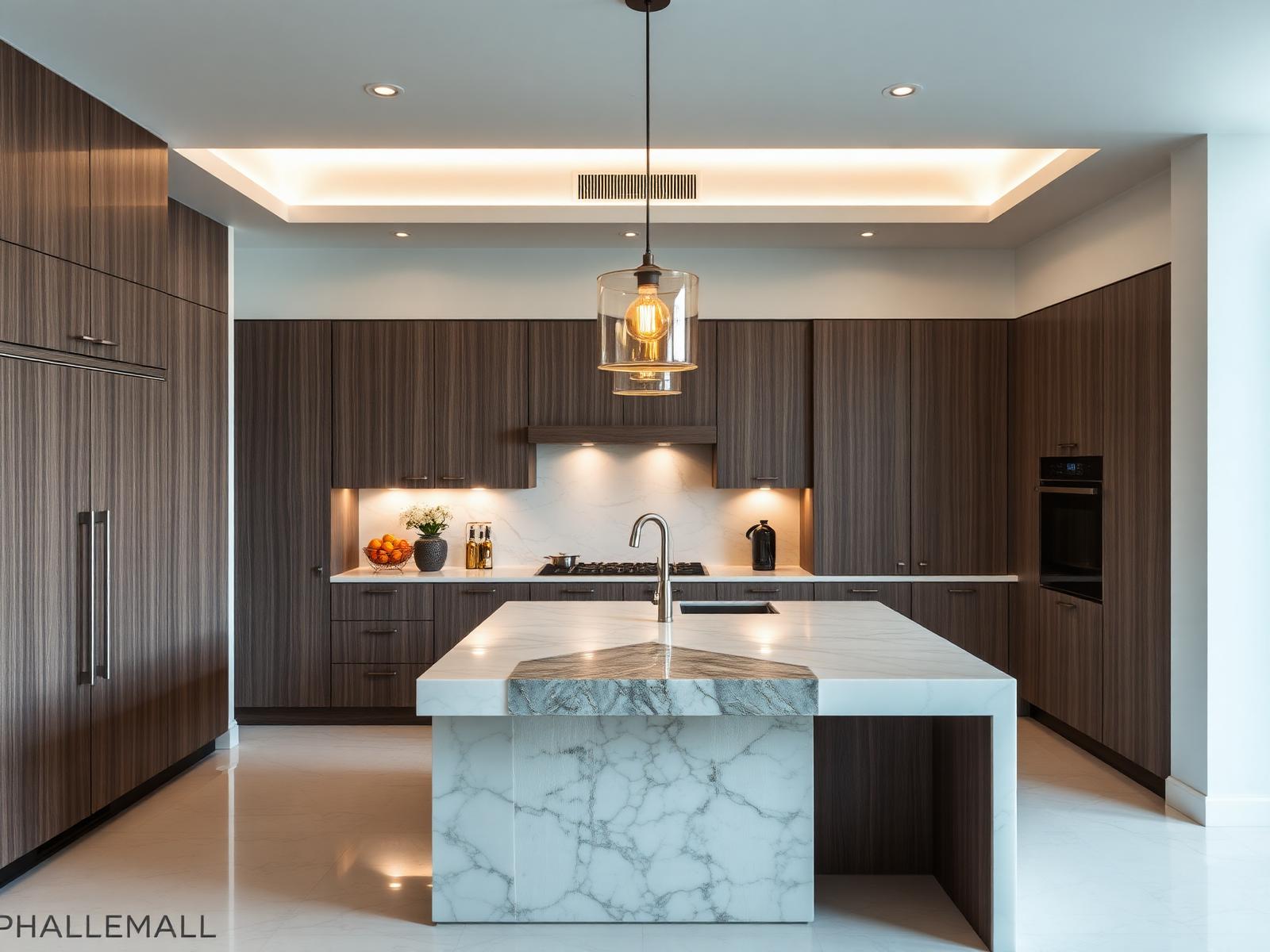 Waterfall Kitchen